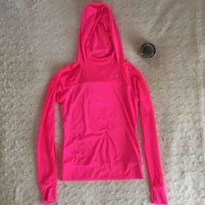 Nike Dri-Fit Long Sleeve Hooded Running Shirt